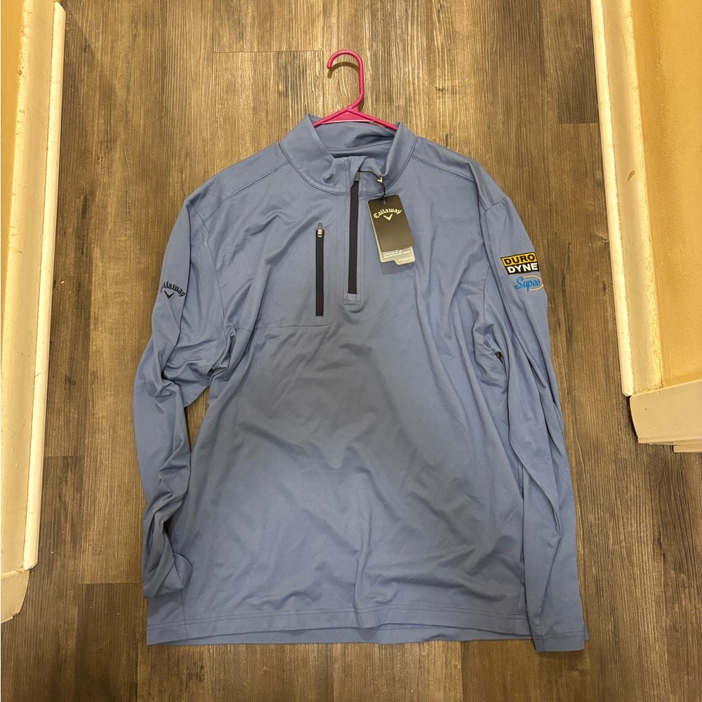 Callaway Men's Blue Quarter-Zip Jacket
